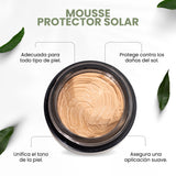 Mousse Protector Solar - Color Canela