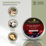 Mousse Hidratante para Manos Frutos Rojos