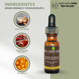 Renovador Facial de Argán Orgánico y Rosa Mosqueta – Anti-edad - 15ml