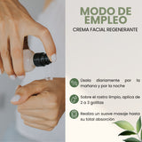 Crema Facial REGENERANTE, +25 años piel normal a mixta - 60ml