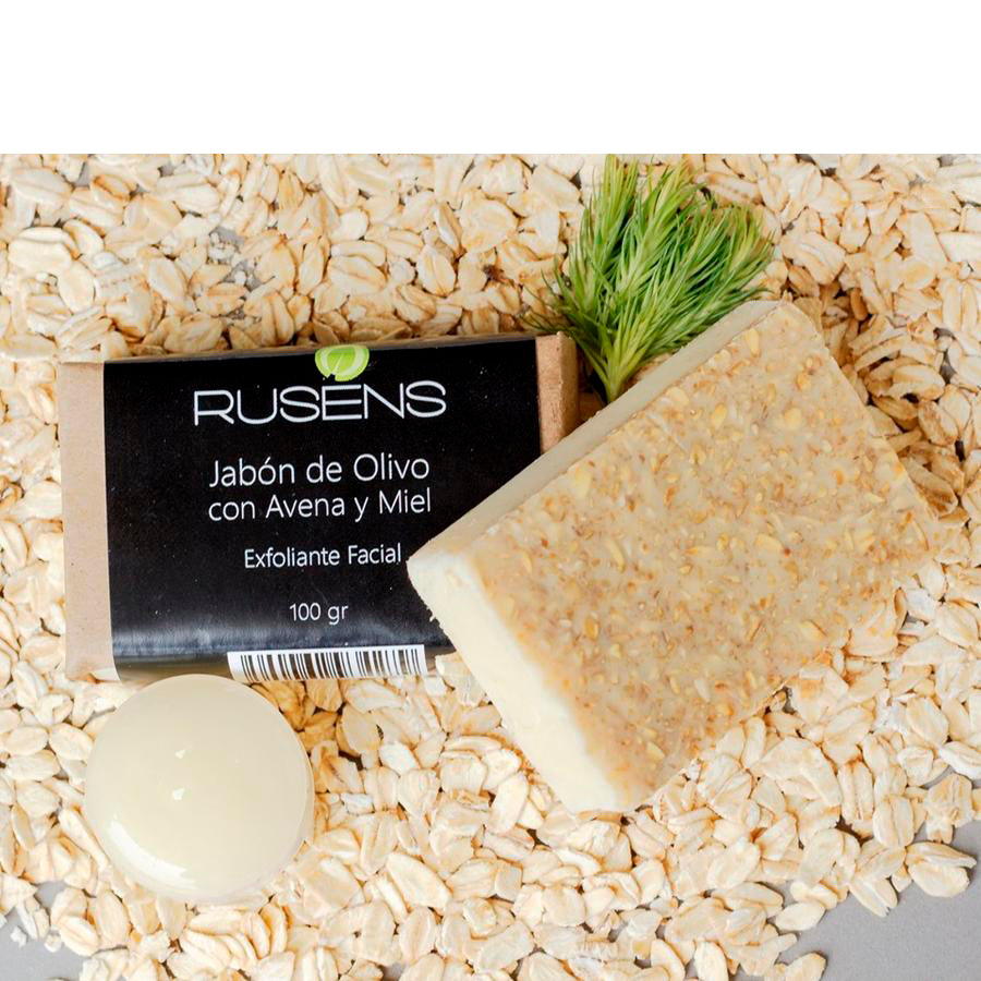 asistencia Persona especial distorsionar Jabón de Olivo con Avena y Miel - 100g – Rusens Cosmética Natural asistencia Persona especial distorsionar Jabón de Olivo con Avena y Miel - 100g – Rusens Cosmética Natural