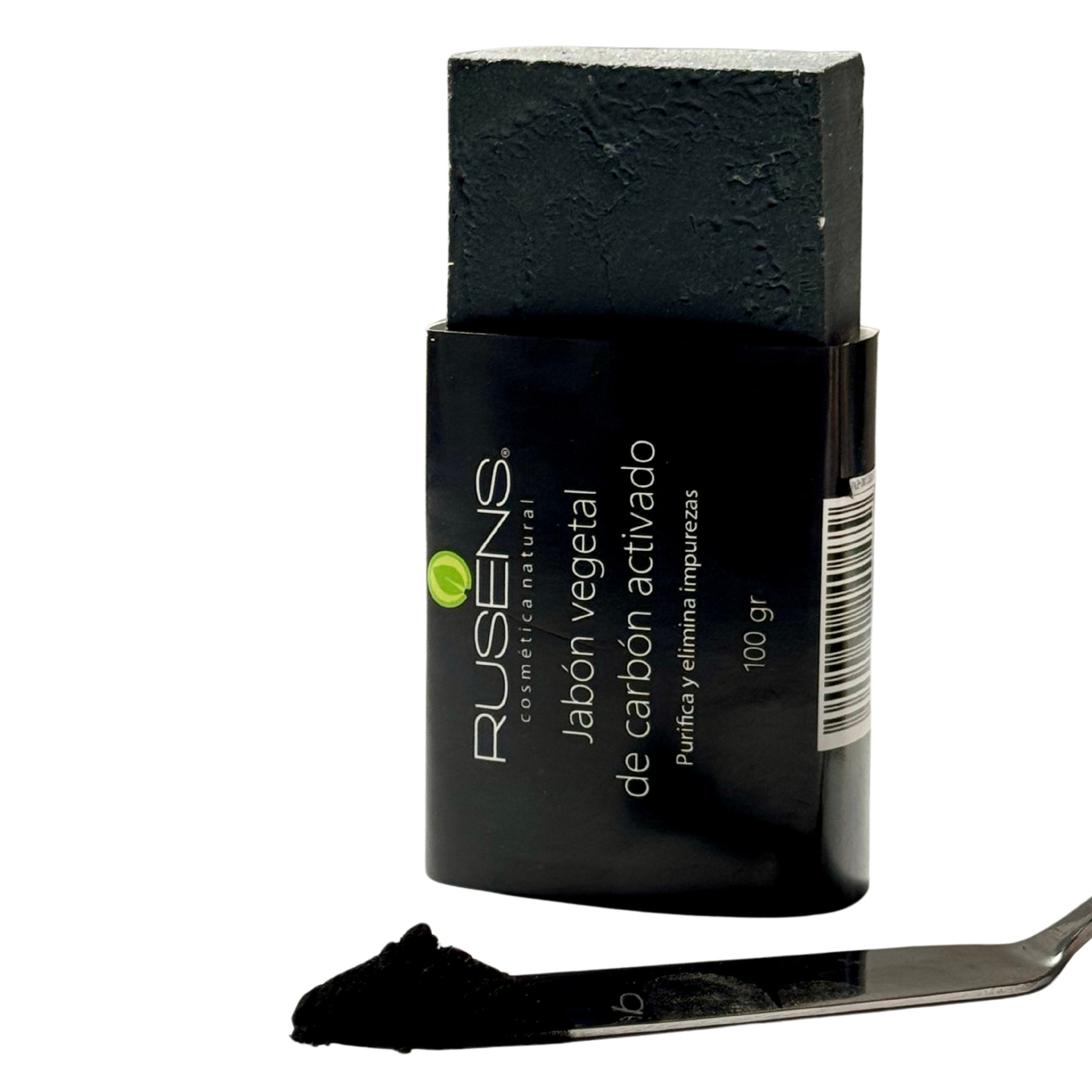 Jabón Vegetal de Carbón Activado - 100g