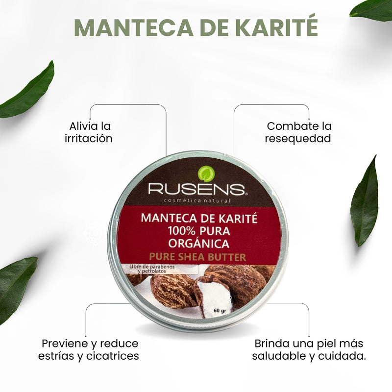 Manteca de karité Orgánica - 60g