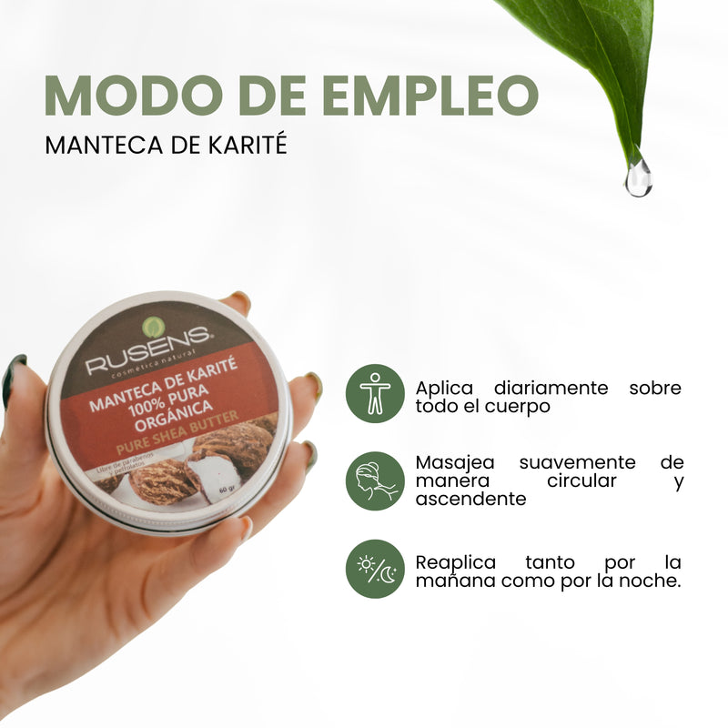 Manteca de karité Orgánica - 60g