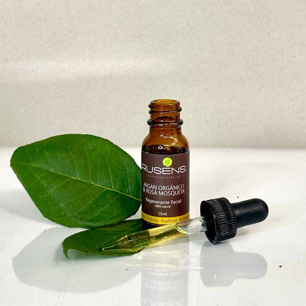 Renovador Facial de Argán Orgánico y Rosa Mosqueta – Anti-edad - 15ml