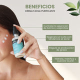 Crema Facial PURIFICANTE, Piel mixta a grasa (acné) - 60ml