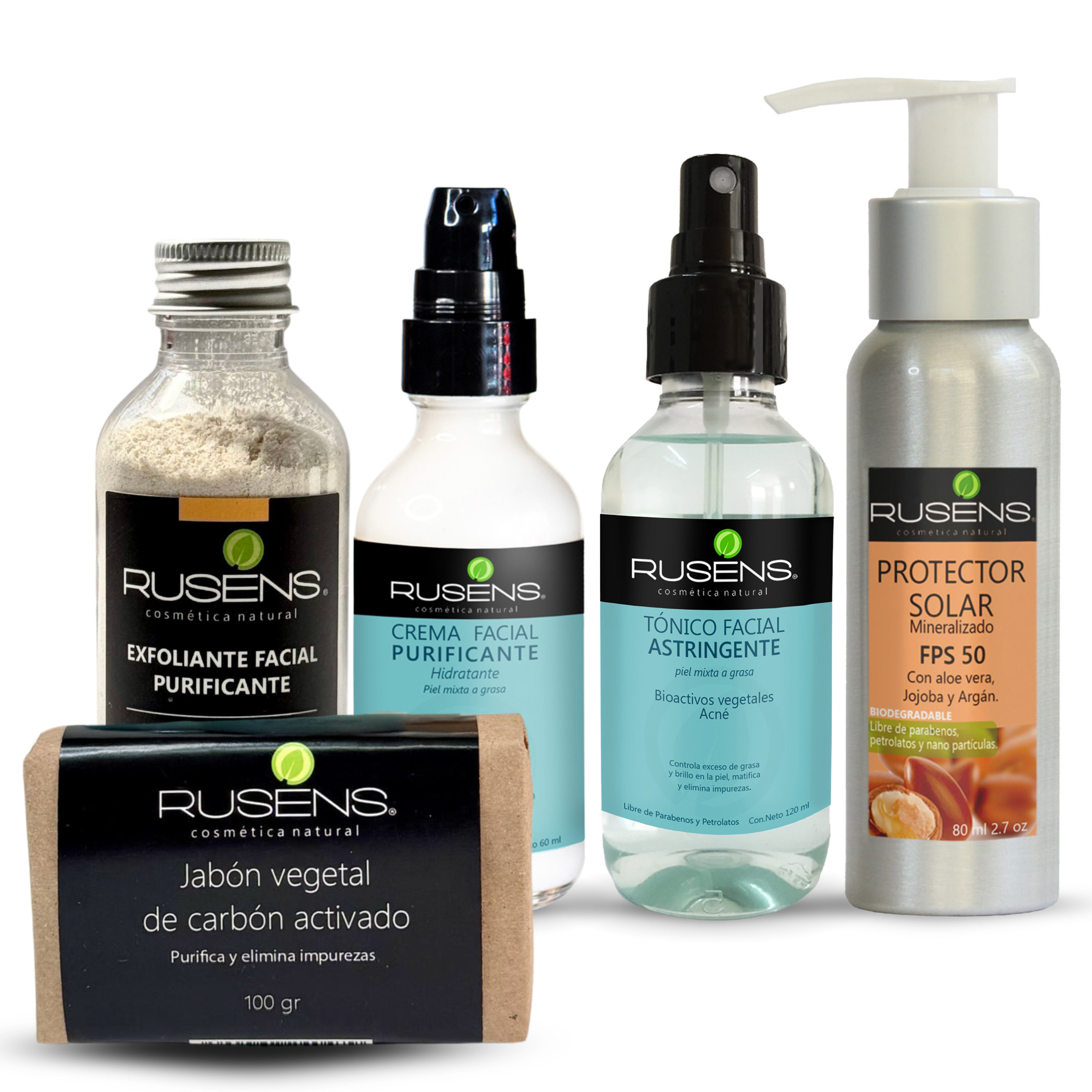 KIT ANTI-ACNÉ + EXFOLIANTE + FPS