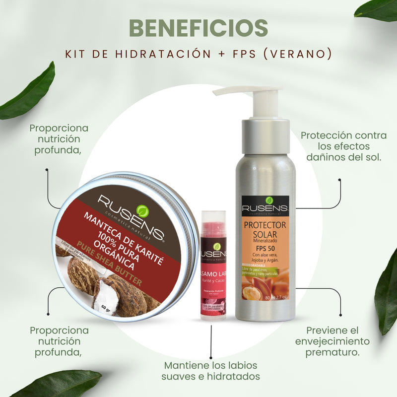 KIT DE HIDRATACIÓN  + FPS (ESPECIAL VERANO)