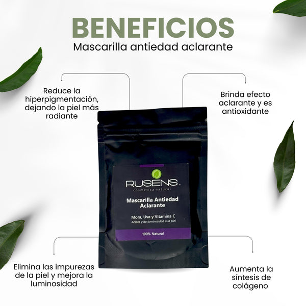 Mascarilla Mora & Vitamina C / Antiedad Aclarante