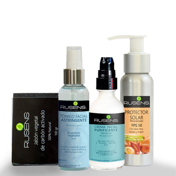 KIT ANTI-ACNÉ + FPS PIEL Mixta/Grasa